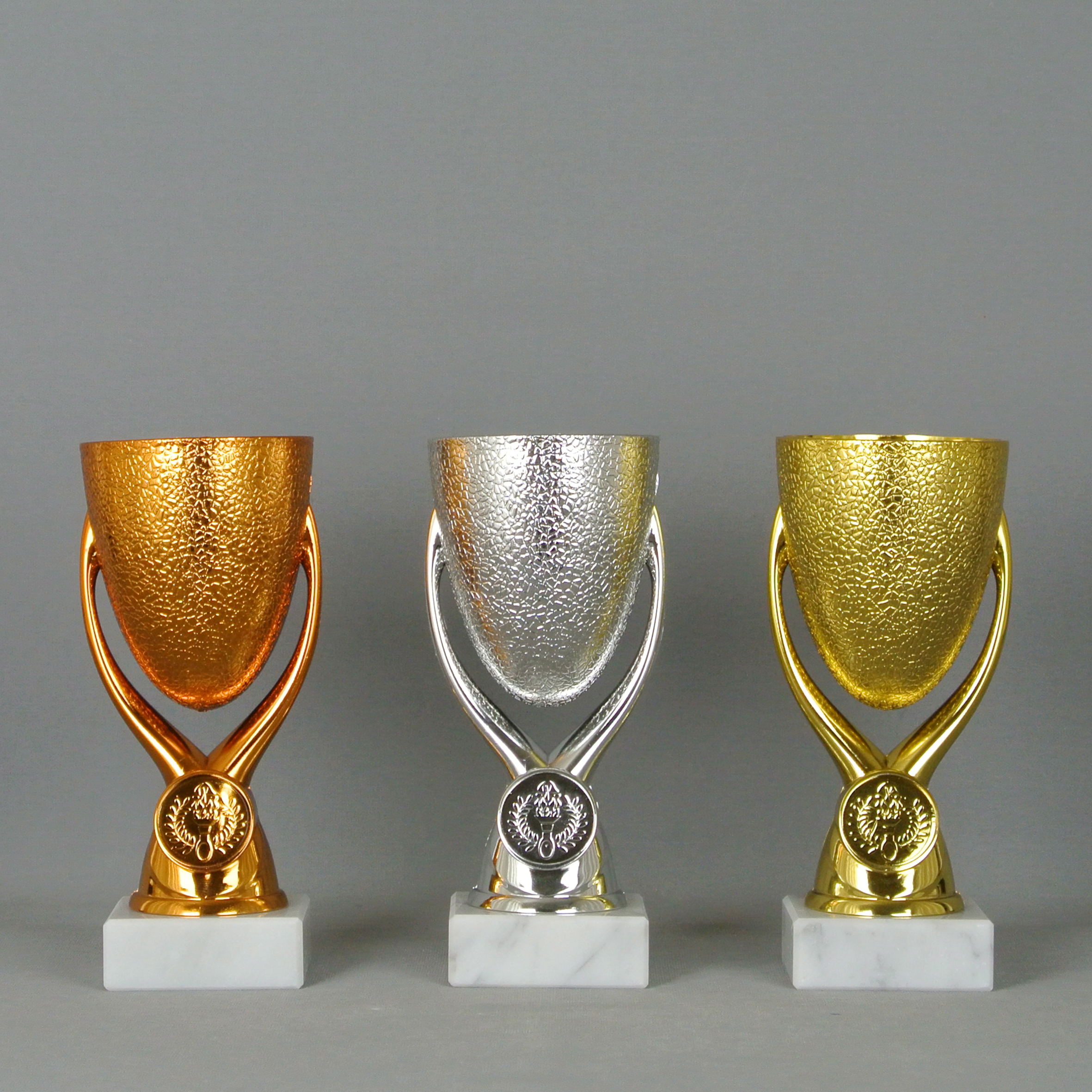 3er Pokalserie Pokale GOLDEN SKYLON inkl.Gravur Pokale gold günstig kaufen 